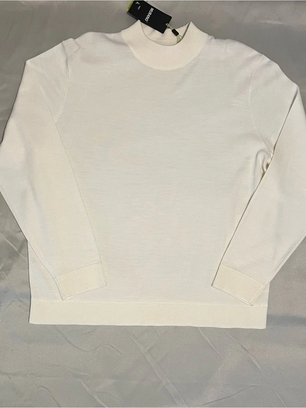 NWT $79 Murano Modern Performance Crewneck Sweater Men’s XL Ivory